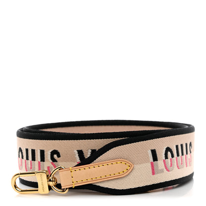 Louis Vuitton Jacquard Speedy Bandouliere 20 Shoulder Strap Black 1 of 3