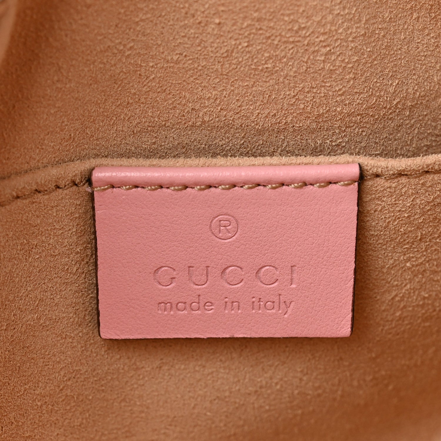 Gucci Calfskin Matelasse Small GG Marmont Chain Shoulder Bag Wild Rose 6 of 12