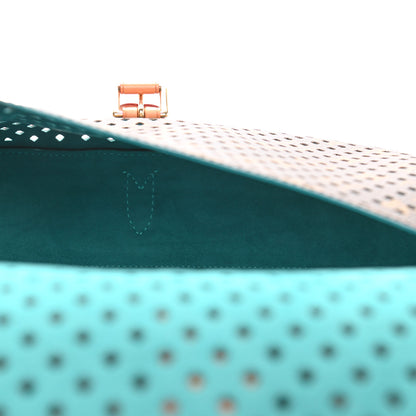 Louis Vuitton Monogram SC Flore Saumur Teal 5 of 9