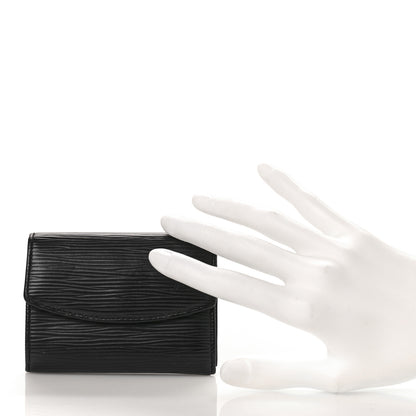 Louis Vuitton Epi Porte-Monnaie Simple Coin Purse Black 2 of 9