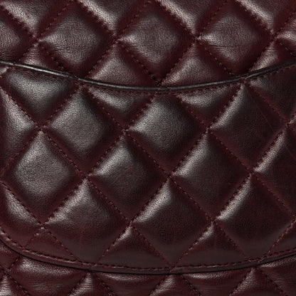 Chanel Lambskin Quilted Mini Rectangular Flap Burgundy 13 of 13