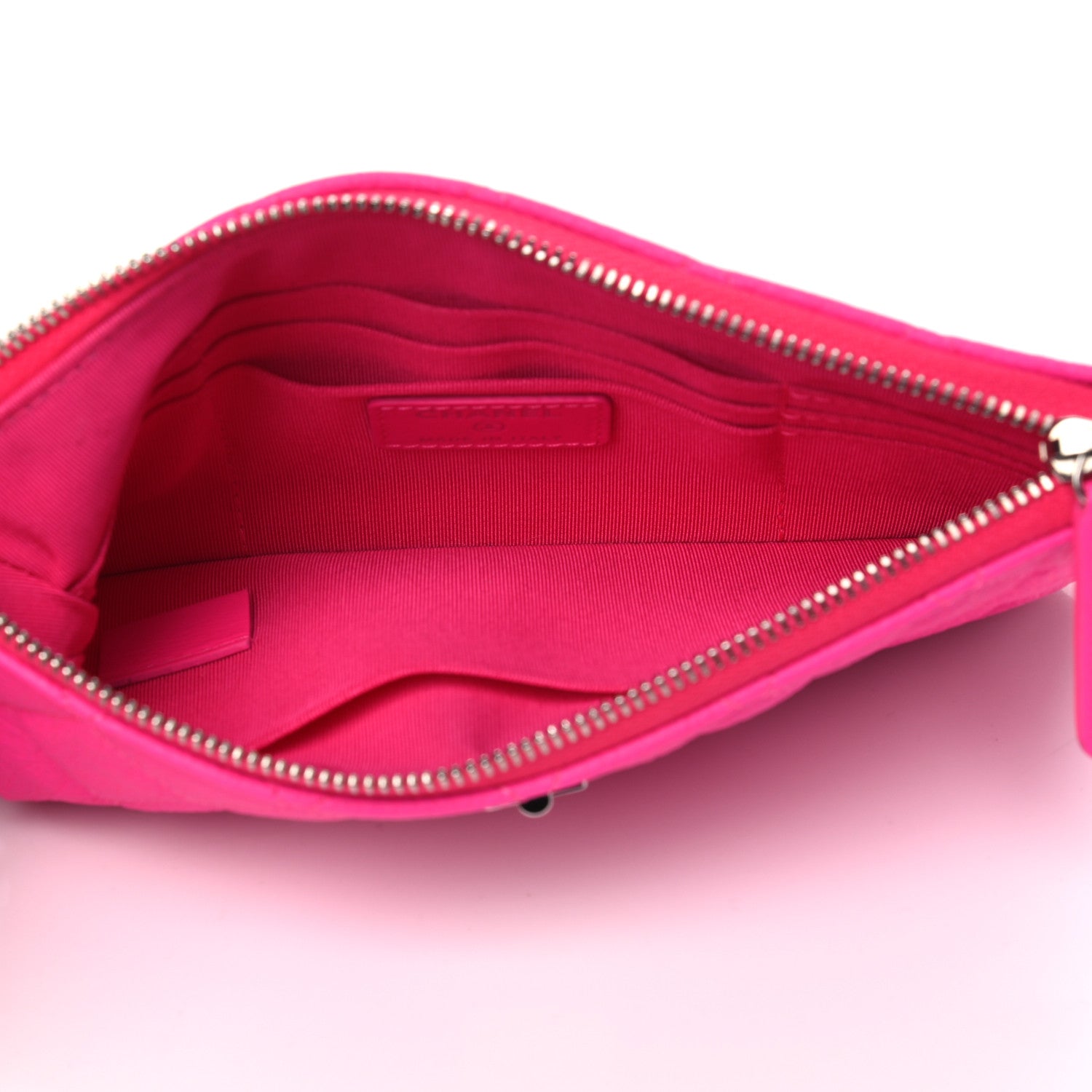 Chanel Goatskin Quilted Medium Reissue Cosmetic Case Pink 4 of 6