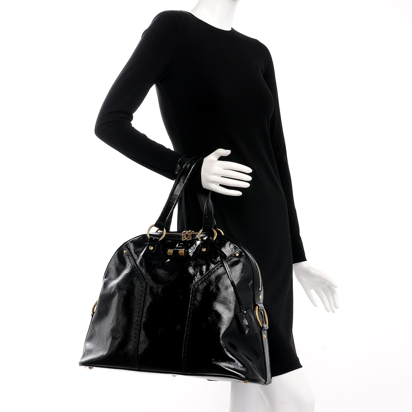 Patent Oversized Muse Black