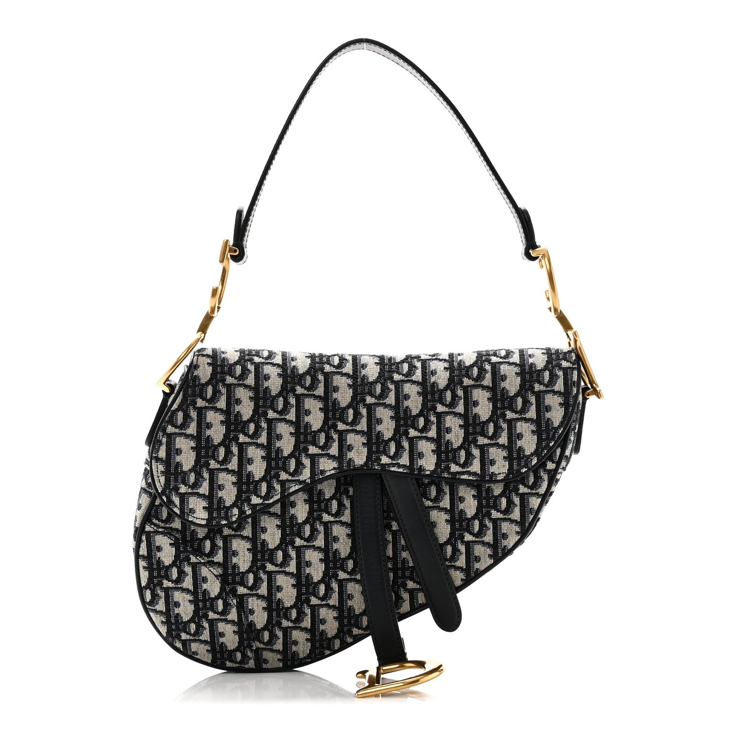 Oblique Saddle Bag Blue
