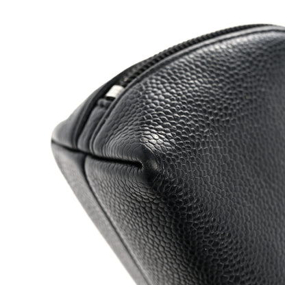 Chanel Caviar Timeless CC Cosmetic Pouch Black 11 of 14