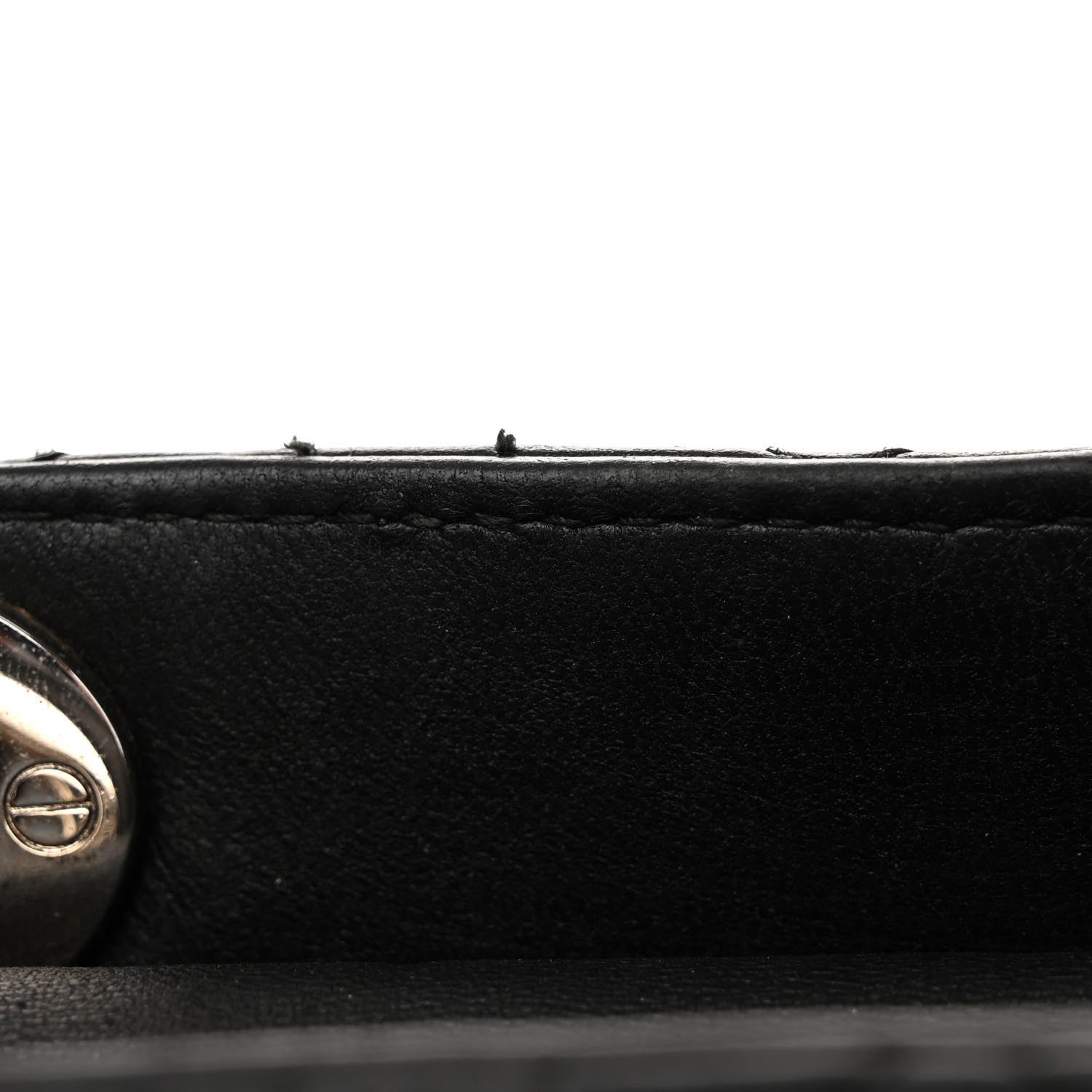 Christian Dior CHRISTIAN DIOR Lambskin Cannage Mini Lady Dior Black 10 of 10