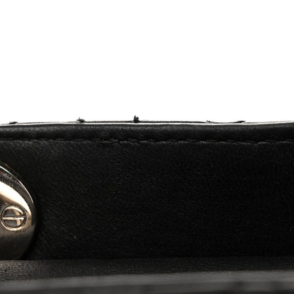Christian Dior CHRISTIAN DIOR Lambskin Cannage Mini Lady Dior Black 10 of 10
