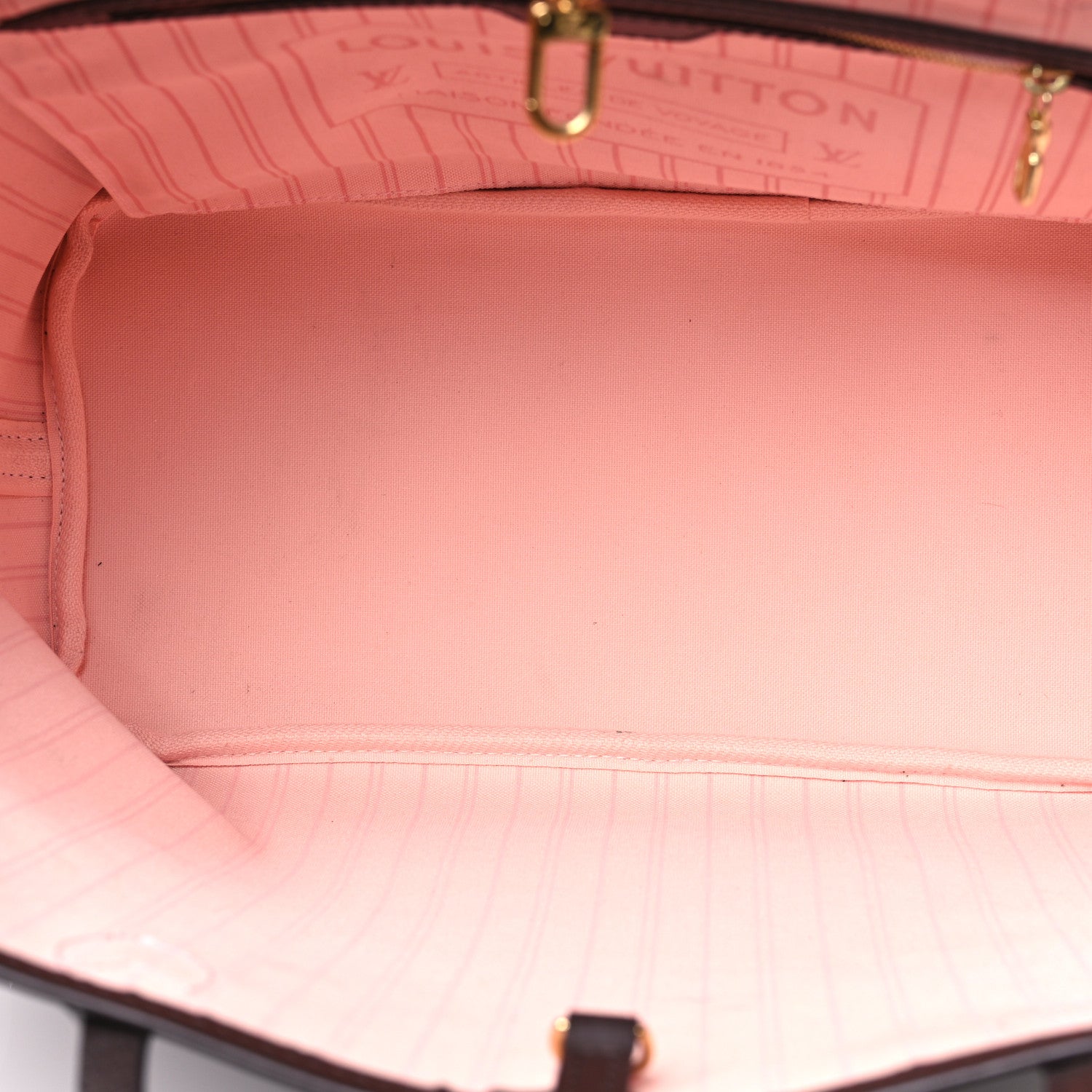 Louis Vuitton Damier Ebene Neo Neverfull MM Rose Ballerine 5 of 12