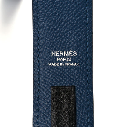 Hermes Epsom 30mm Tressage Au Galop Shoulder Strap Deep Blue Vert Bosphore 4 of 6