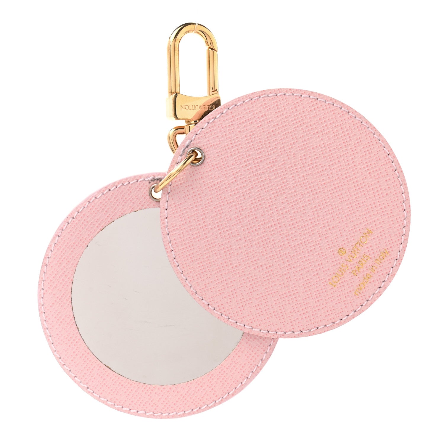 Louis Vuitton Monogram LV Mirror Bag Charm Key Holder Rose Ballerine 4 of 4