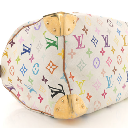 Louis Vuitton Monogram Multicolor Speedy 30 White 7 of 18