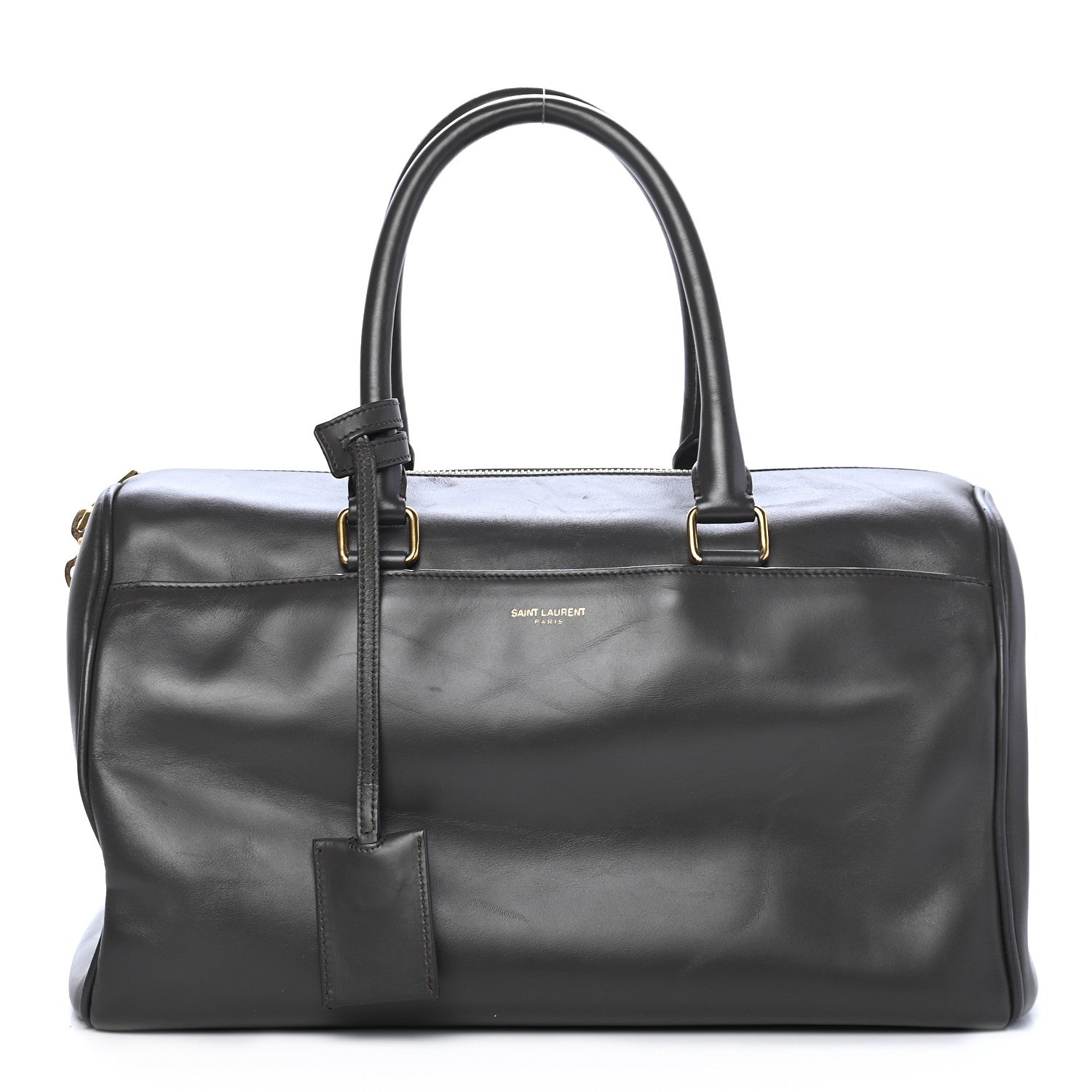 Saint Laurent Calfskin Classic Duffle 6 Earth 1 of 9