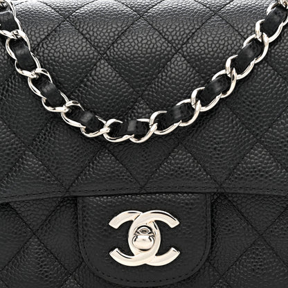 Chanel Caviar Quilted Mini Square Flap Black 8 of 10