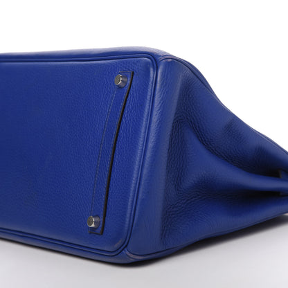 Hermes Togo Birkin 35 Bleu Electrique 7 of 19