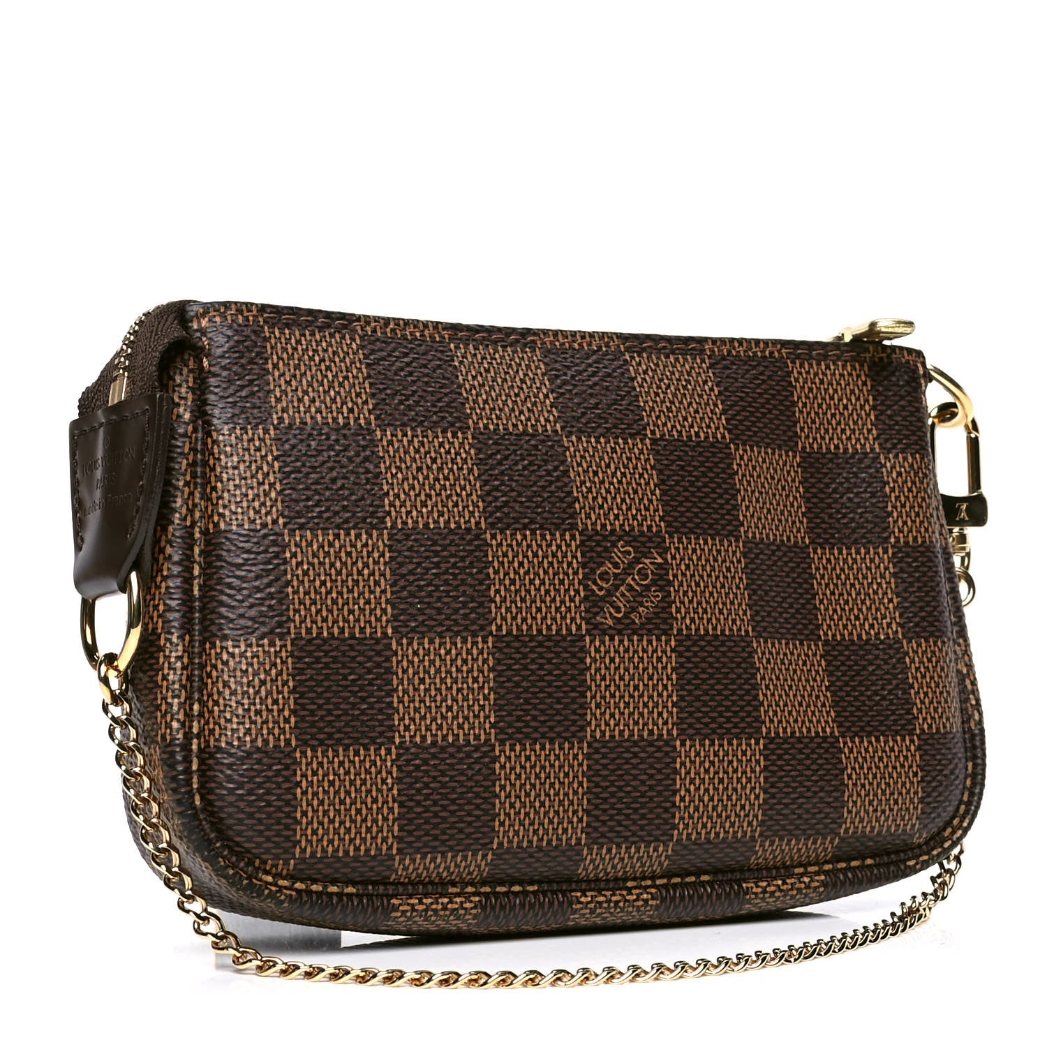 Louis Vuitton Damier Ebene Mini Pochette Accessories 2 of 4