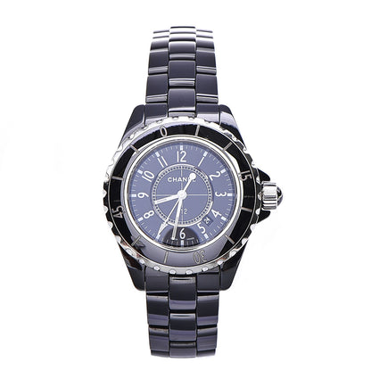 Chanel Stainless Steel Ceramic 33mm J12 Quartz Watch Black 1 of 8