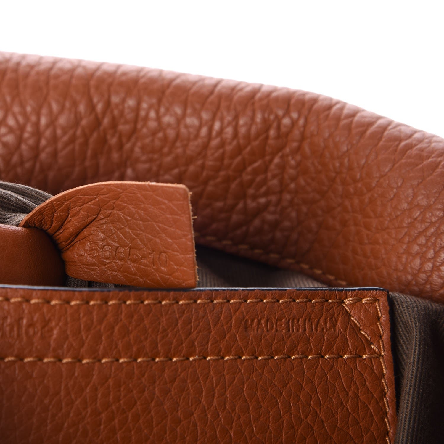 Chloe Calfskin Medium Marcie Round Crossbody Bag Tan 6 of 7
