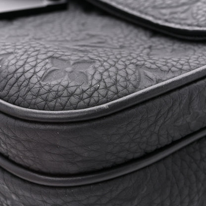 Louis Vuitton LOUIS VUITTON Taurillon Monogram S Lock Messenger Black 10 of 11