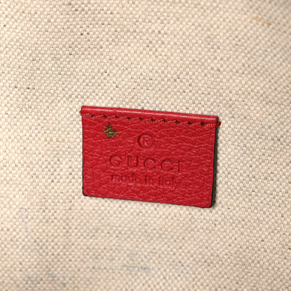 Gucci Grained Calfskin Logo Belt Bag Hibiscus Red Hibiscus Red 6 of 11