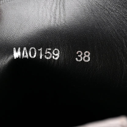 Louis Vuitton Suede Calfskin Monogram Laureate Platform Desert Boots 38 Black 10 of 11