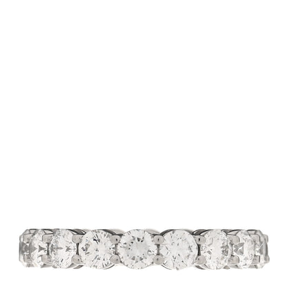 Tiffany Platinum Diamond 3.7mm Embrace Eternity Band Ring 51 5.75 3 of 5