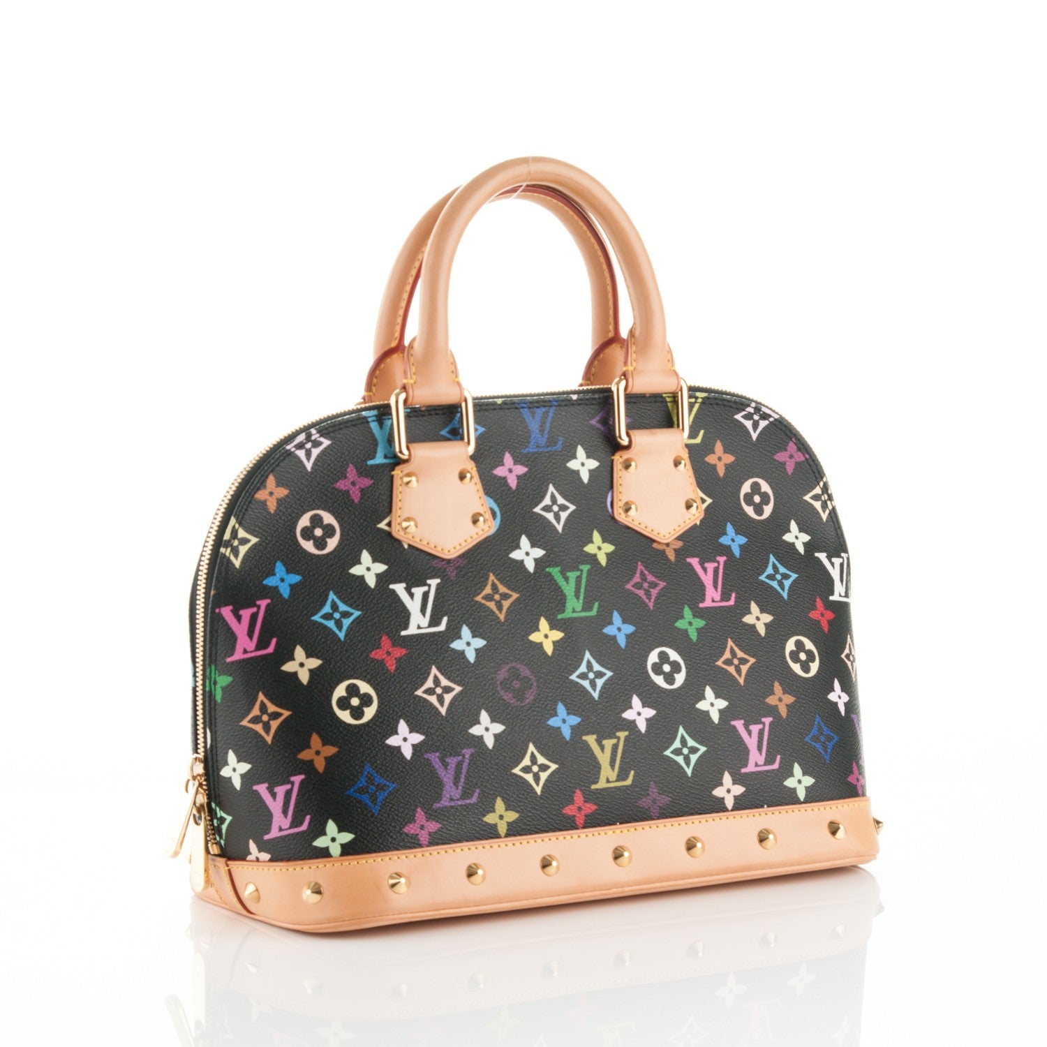 Louis Vuitton Monogram Multicolor Alma Black 3 of 7