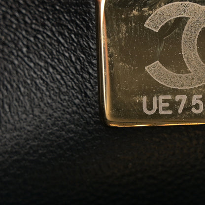 Chanel Velvet Quilted Mini Boy Messenger Bag Black 7 of 10