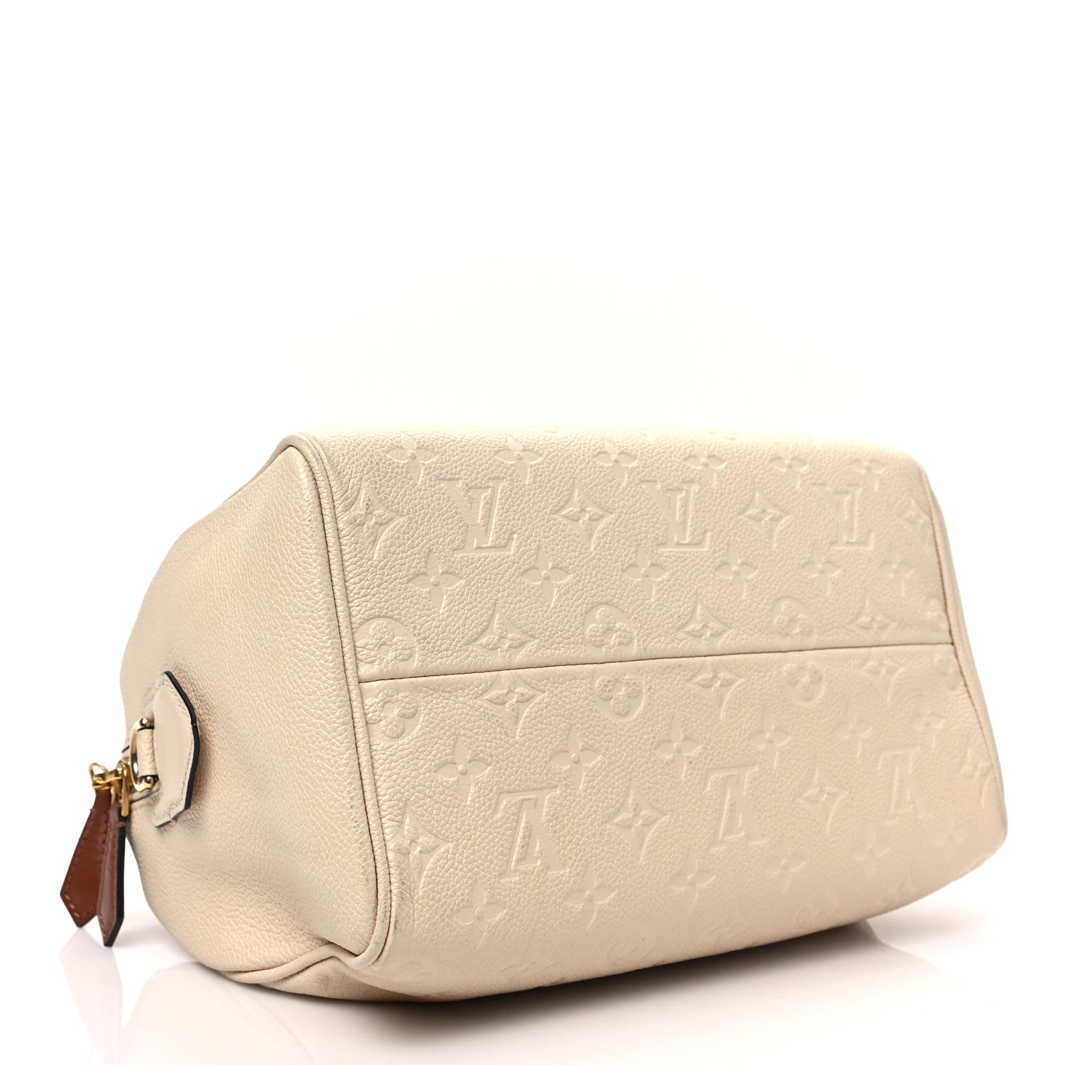 Louis Vuitton Empreinte Calfskin Speedy Bandouliere 25 NM Creme Caramel 7 of 7