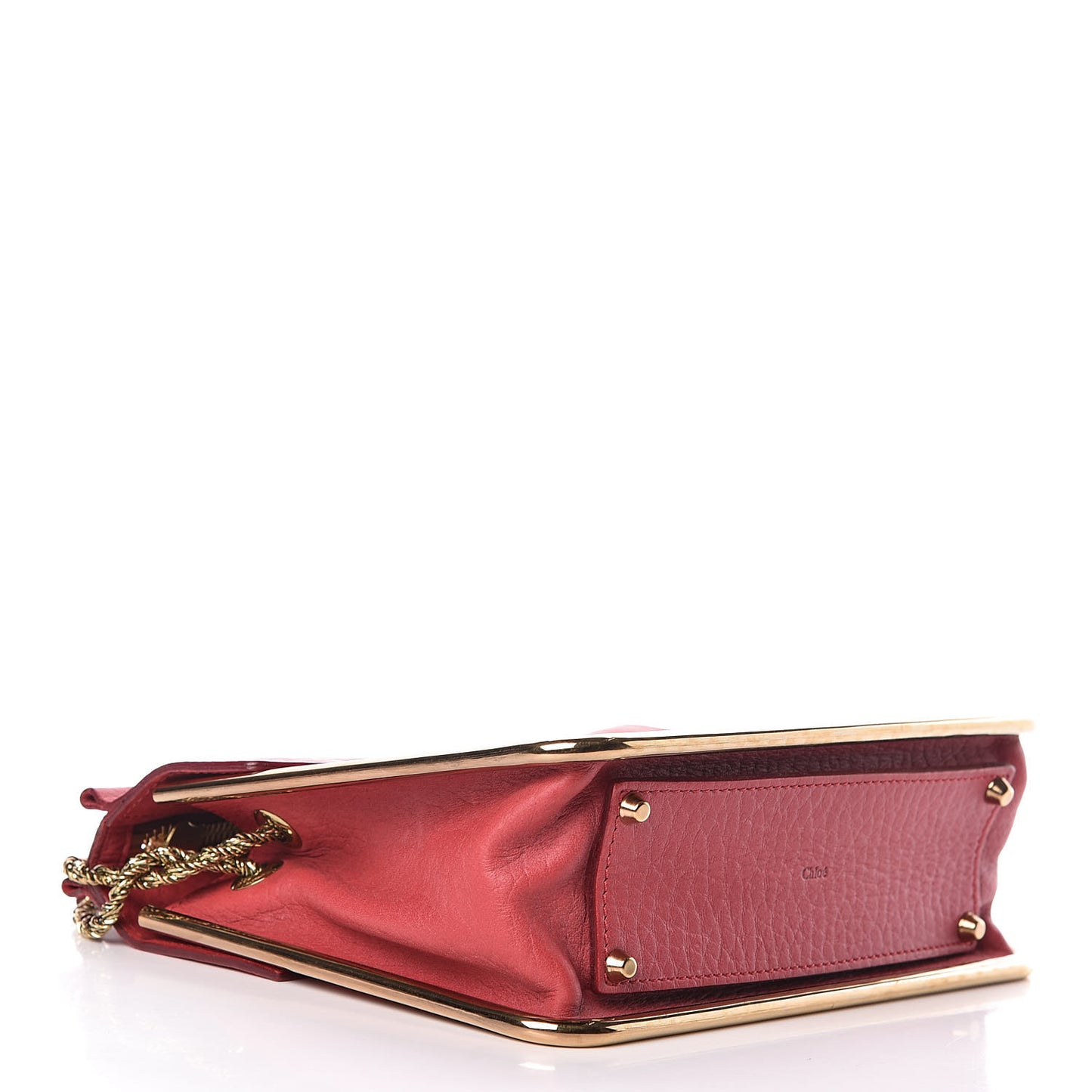 Grained Calfskin Sally Flap Bag Red