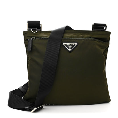 Prada Nylon Vela Sport Flat Messenger Bag Bruciato 1 of 9