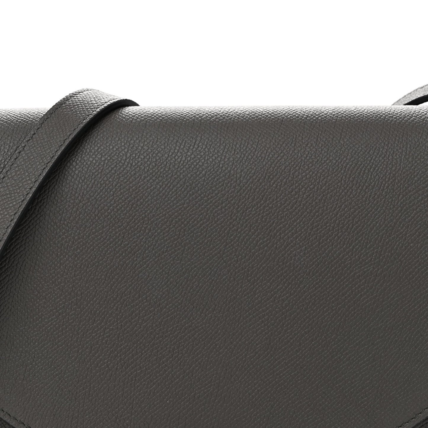 Baby Grained Calfskin Medium Trotteur Grey