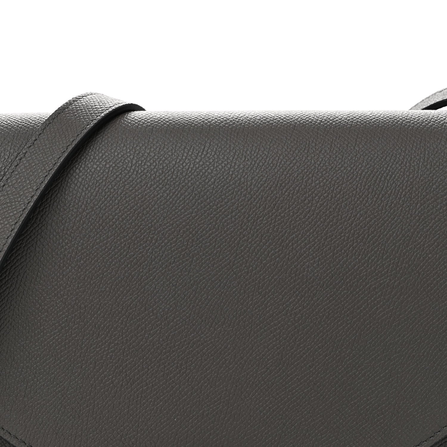 Celine Baby Grained Calfskin Medium Trotteur Grey 8 of 11