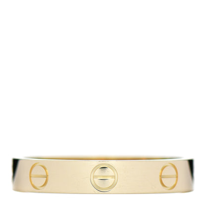 Cartier 18K Yellow Gold 3.5mm LOVE Wedding Band Ring 55 7.25 1 of 4