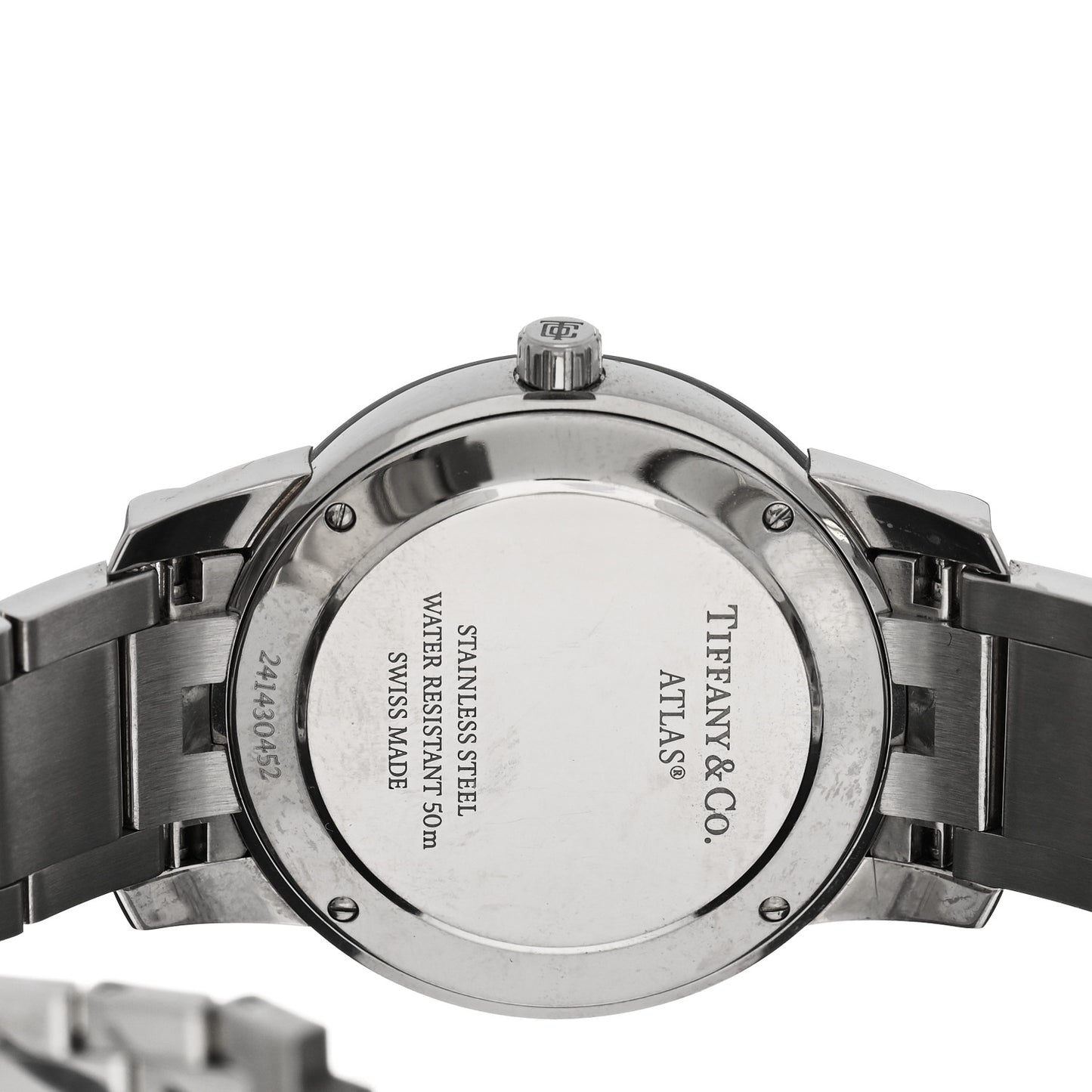 Stainless Steel 37mm Atlas 2-Hand Quartz Watch Tiffany Blue