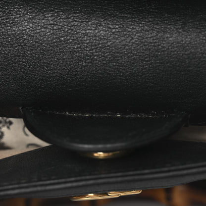 Gucci Wonka Grain Calfskin Mini Diana Tote Bag Black Yellow Fluo 13 of 14