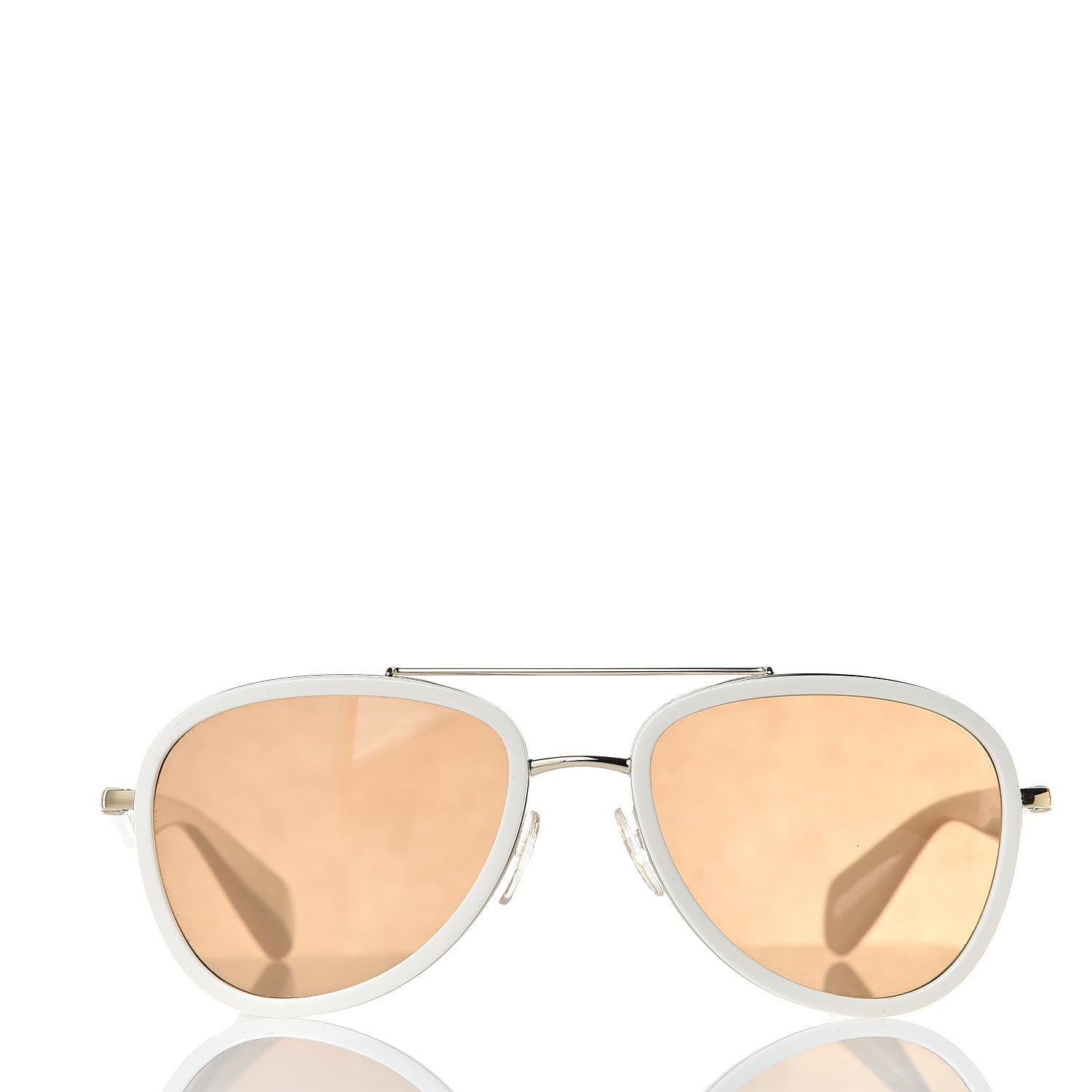 Prada Aviator Sunglasses SPR 51P White 2 of 7