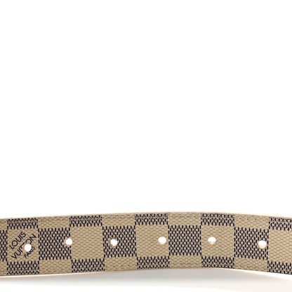 Louis Vuitton Damier Azur 30mm Tresor 95 38 Belt 3 of 10
