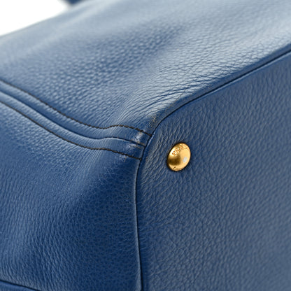 Prada Vitello Daino Tote Cobalto 13 of 15