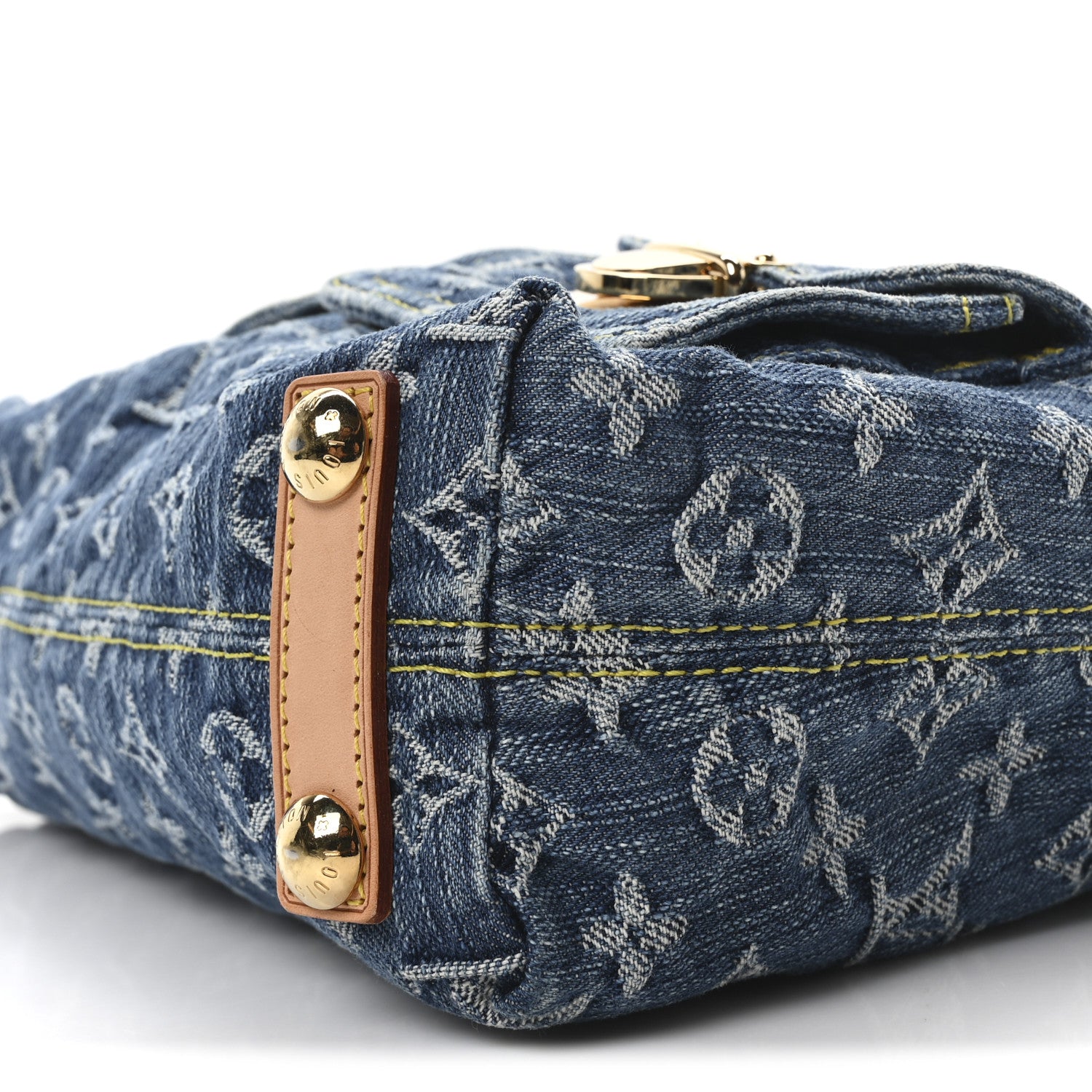 Louis Vuitton Monogram Denim Baggy PM Blue 9 of 9