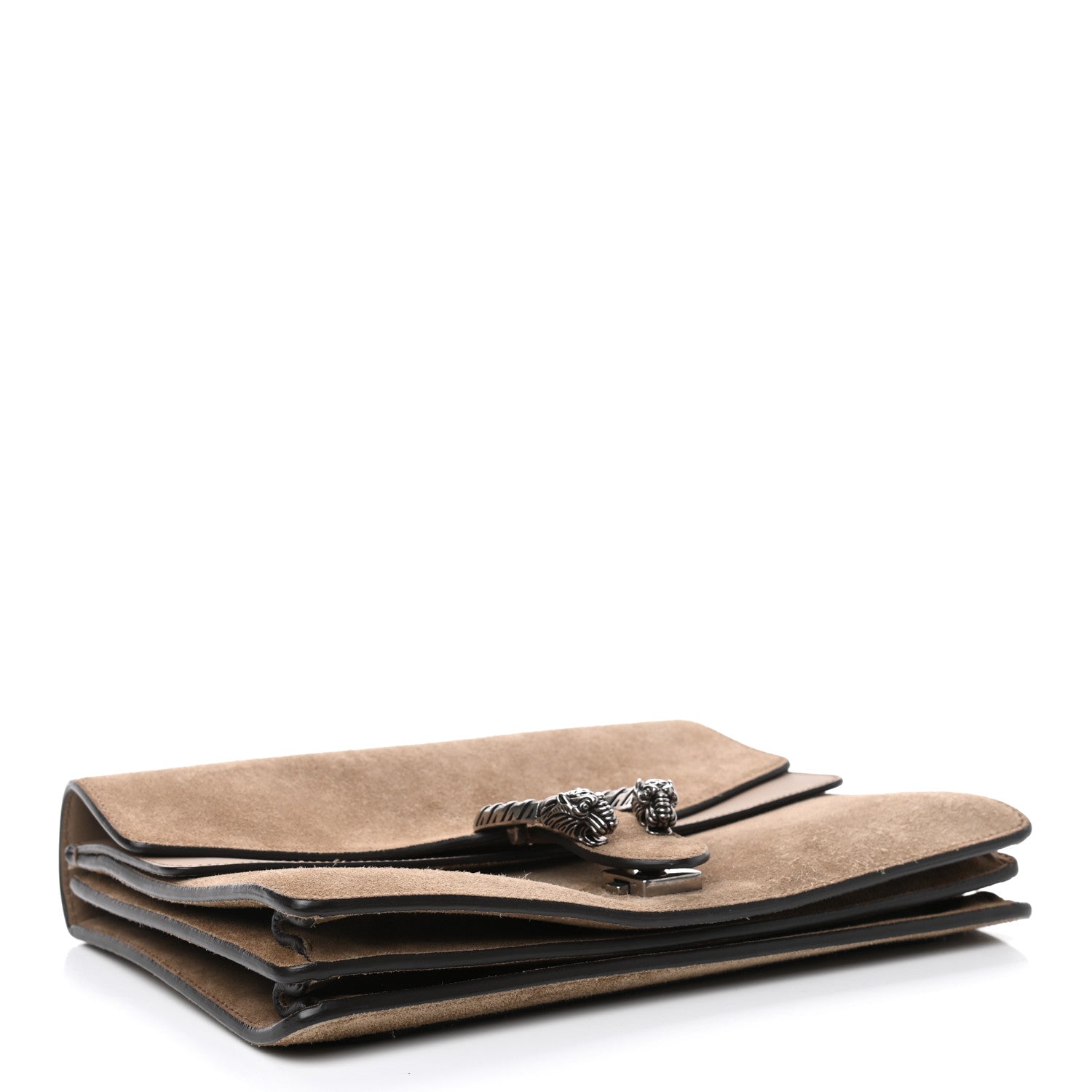 Gucci Suede Medium Dionysus Shoulder Bag Taupe 3 of 4