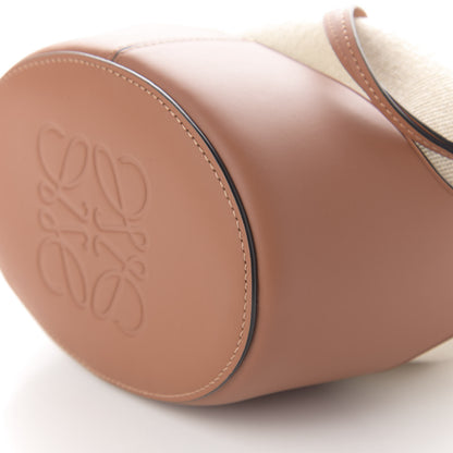 Loewe Canvas Calfskin Balloon Bucket Bag Ecru Tan 7 of 9