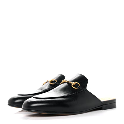 Gucci Calfskin Womens Princetown Slippers 37 Black 3 of 9