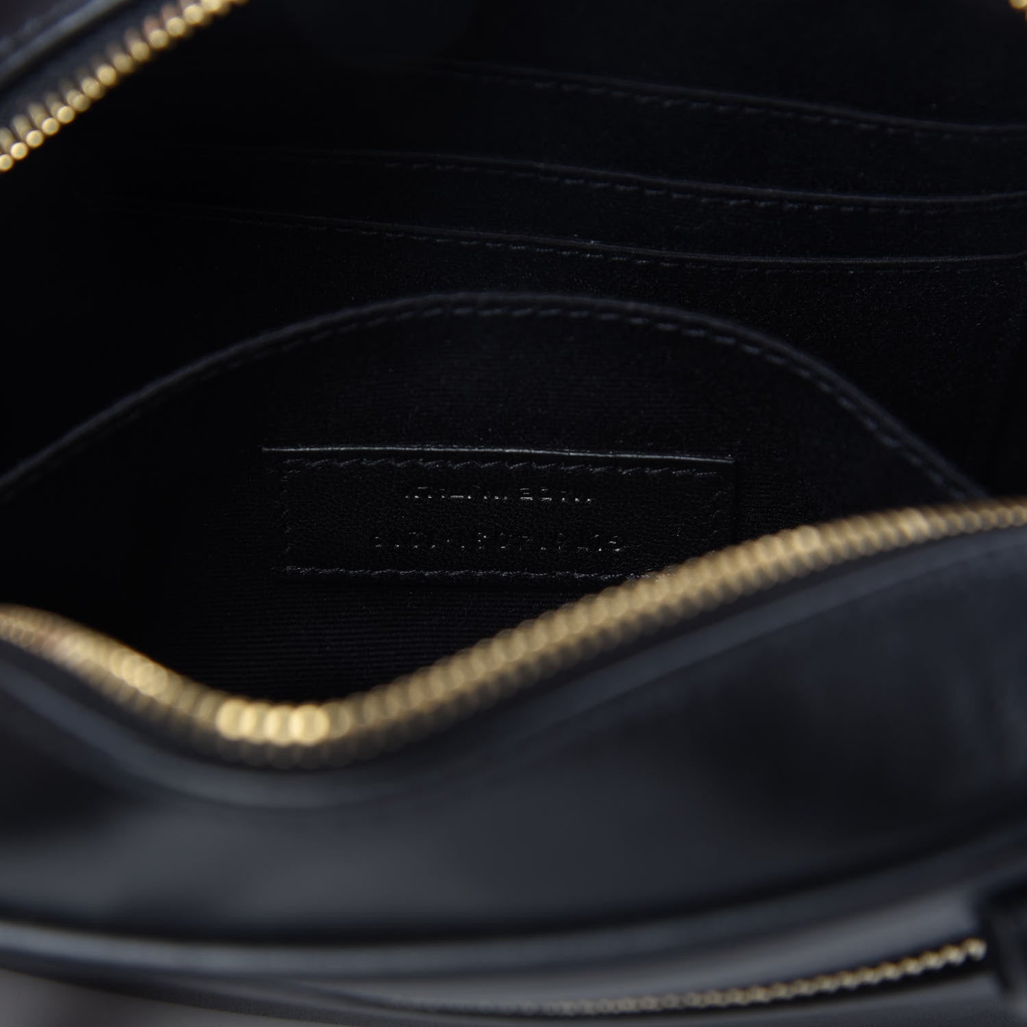 Saint Laurent Calfskin Matelasse Monogram Lou Belt Bag Black 9 of 10
