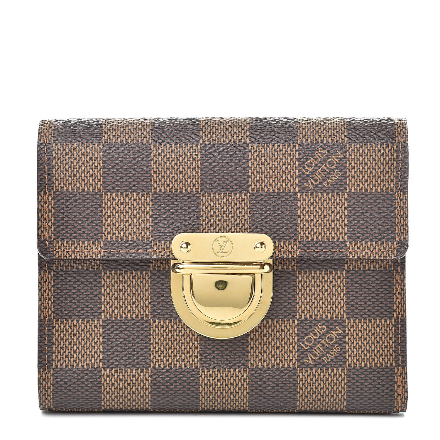 Louis Vuitton Damier Ebene Koala Compact Wallet 1 of 7