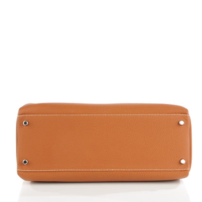 Hermes Togo Kelly Retourne 35 Gold 6 of 20