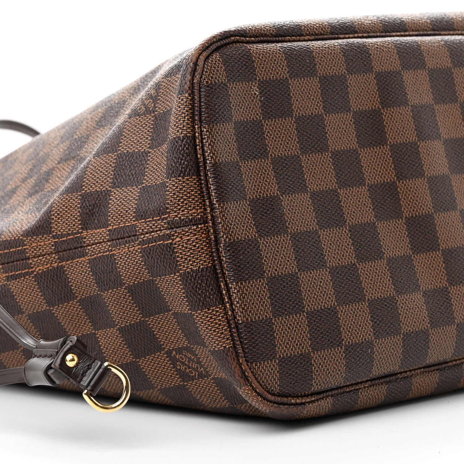 Louis Vuitton Damier Ebene Neo Neverfull MM Rose Ballerine 9 of 14