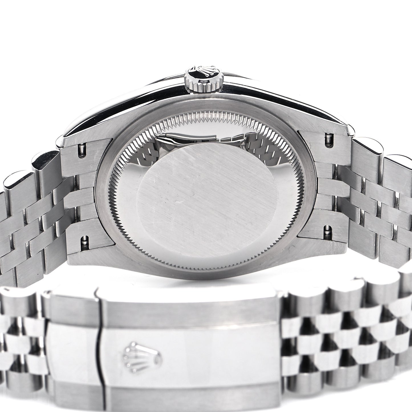 Stainless Steel 36mm Oyster Perpetual Datejust Watch Bright Black 126200