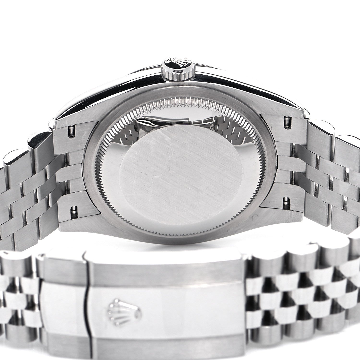 Rolex Stainless Steel 36mm Oyster Perpetual Datejust Watch Bright Black 126200 4 of 4