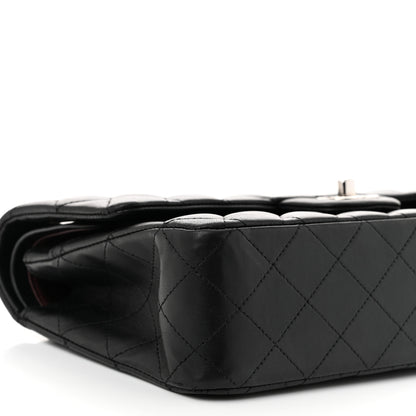 Chanel Lambskin Quilted Medium Double Flap Black 9 of 11
