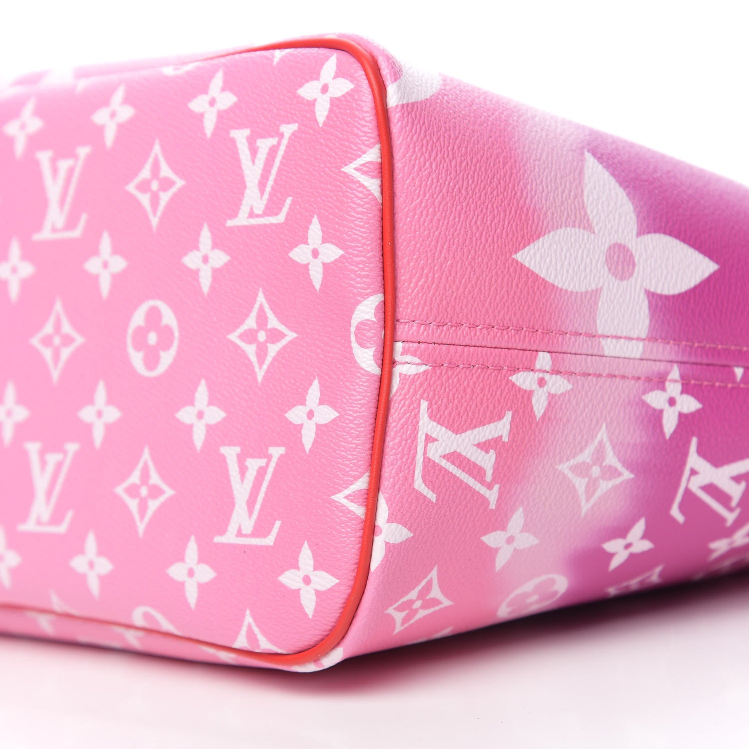 Louis Vuitton Monogram Escale Neverfull MM Rouge 9 of 10